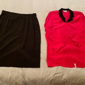 Stunning 2 piece silk outfit, excellent condition